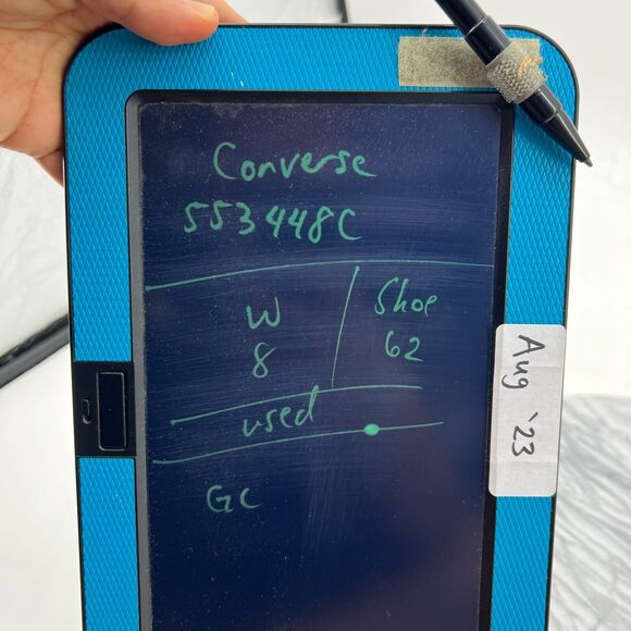 Converse Sneakers Womens 8 Black White Chuck Taylor All Star Gemma Hi 553448C - Picture 11 of 12